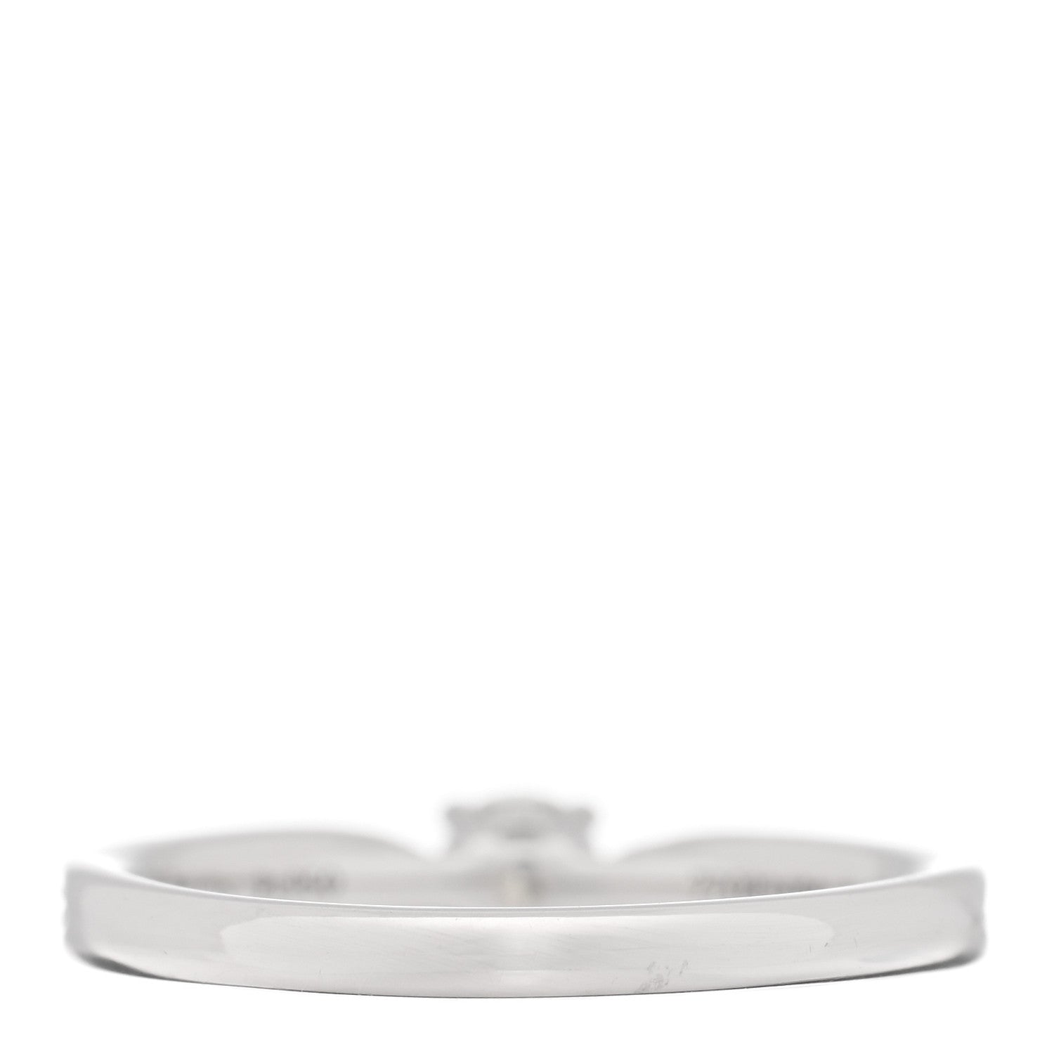 Tiffany Platinum Diamond .18ct Harmony Round Brilliant Engagement Ring 52 6 3 of 4