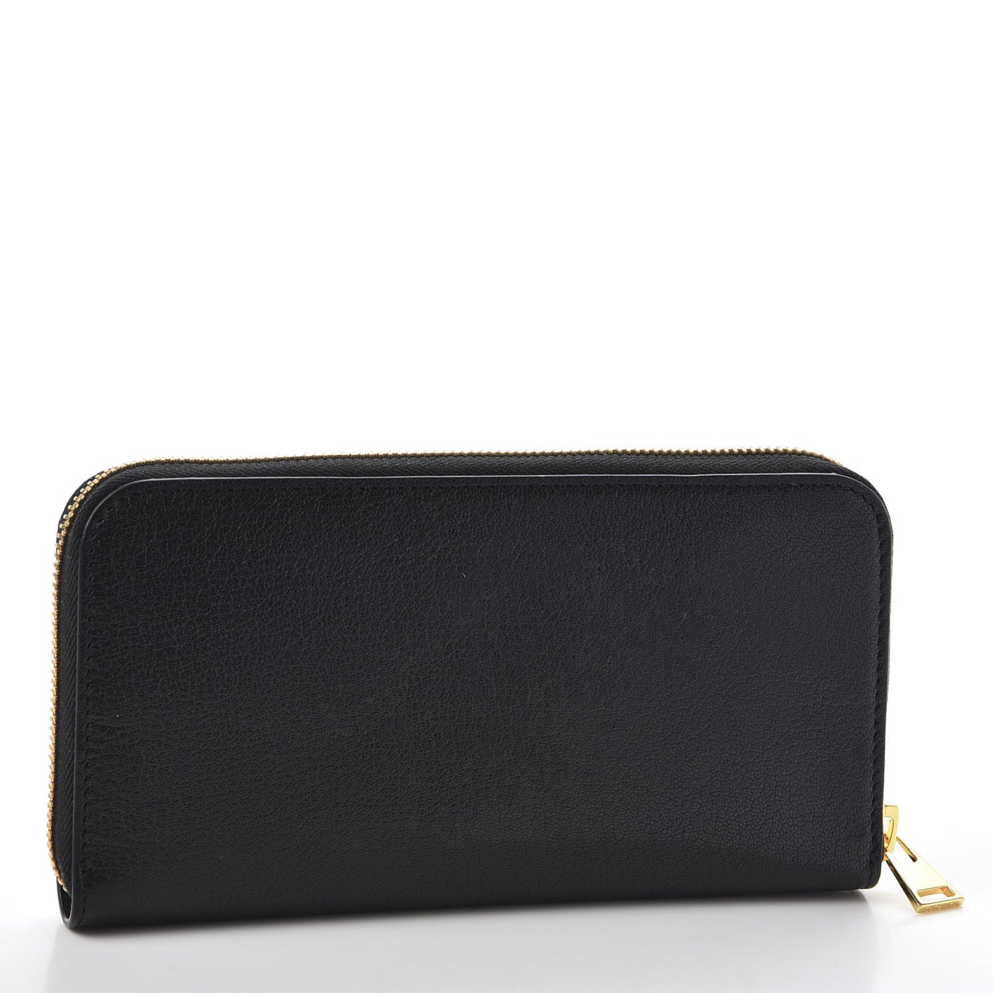 Calfskin TF Zip Around Wallet Black