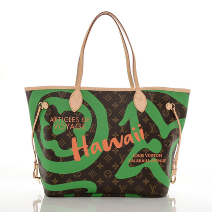 Louis Vuitton Monogram Tahitienne Hawaii Neverfull MM 3 of 9
