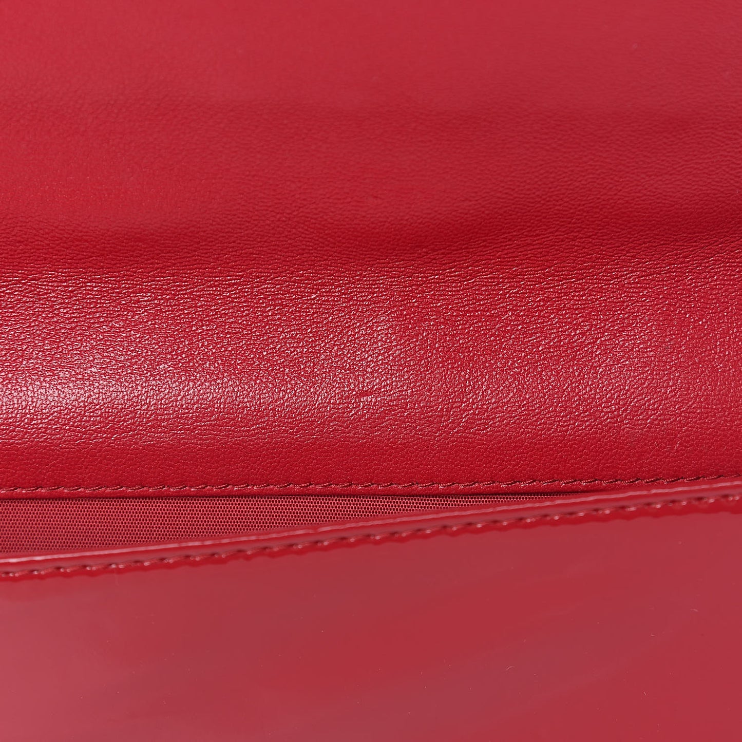 Patent Cannage Lady Dior Convertible Clutch Red