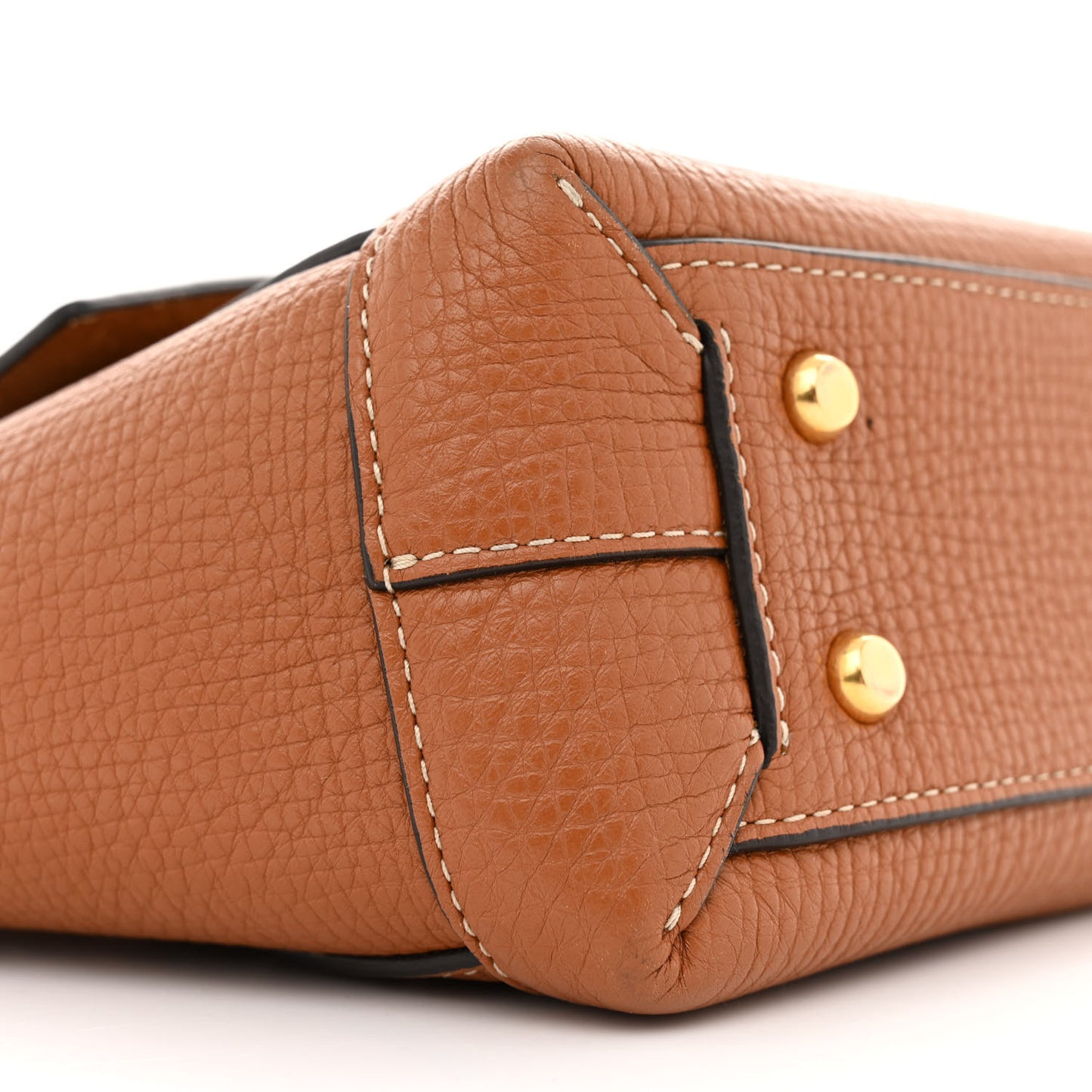 Grainy Calfskin Small Arco Wood