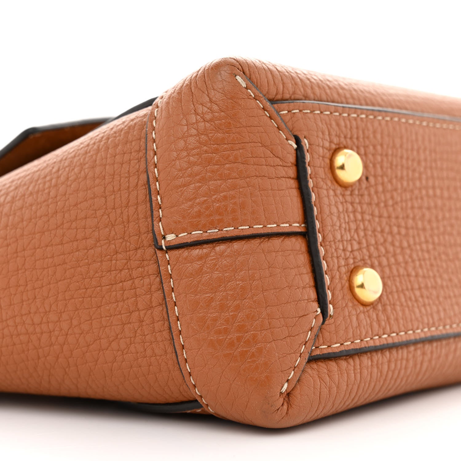 Bottega Veneta Grainy Calfskin Small Arco Wood 8 of 13