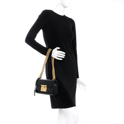 Gucci Calfskin Small Padlock Shoulder Bag Black 3 of 8