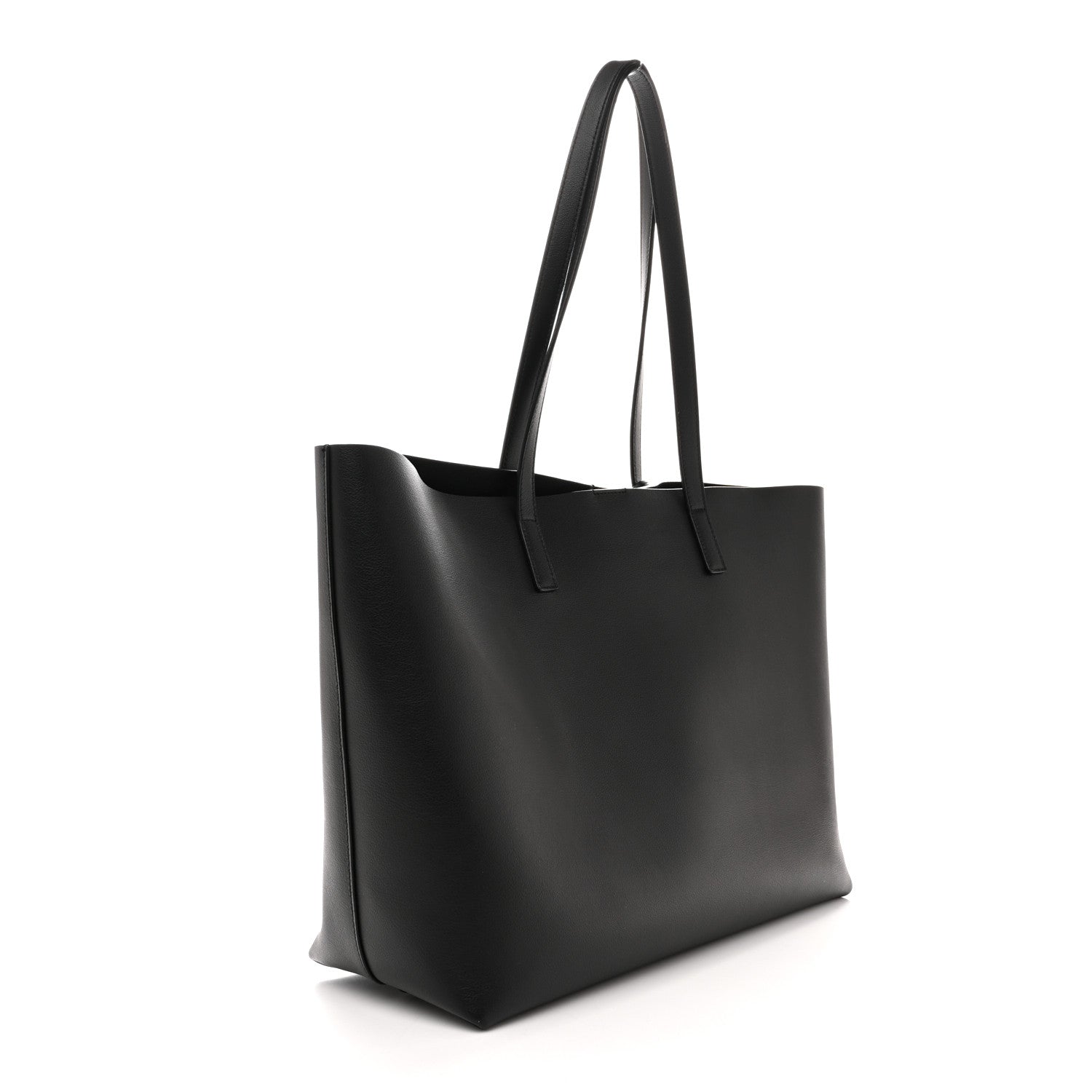 Saint Laurent Calfskin Large Shopping Tote Black 4 of 13