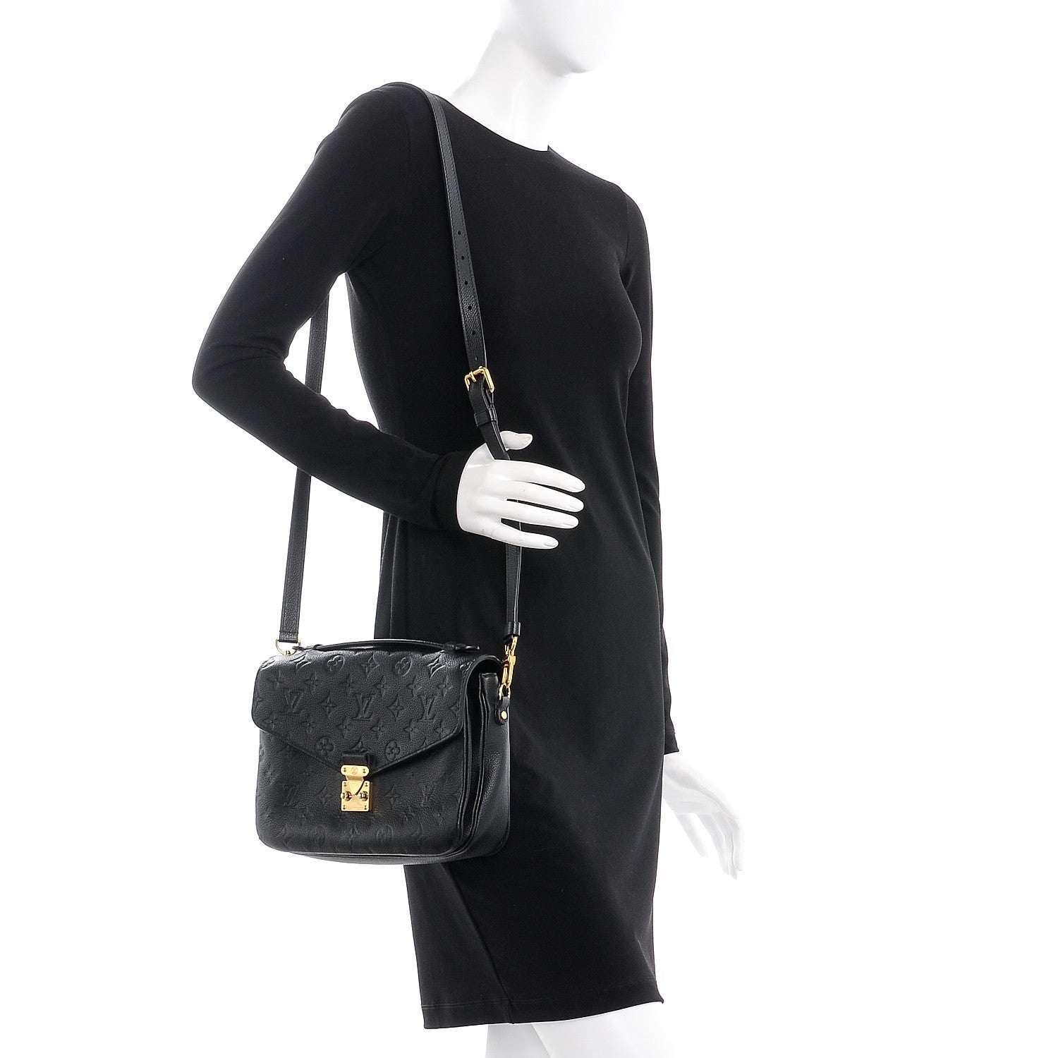Louis Vuitton Empreinte Pochette Metis Black 2 of 7