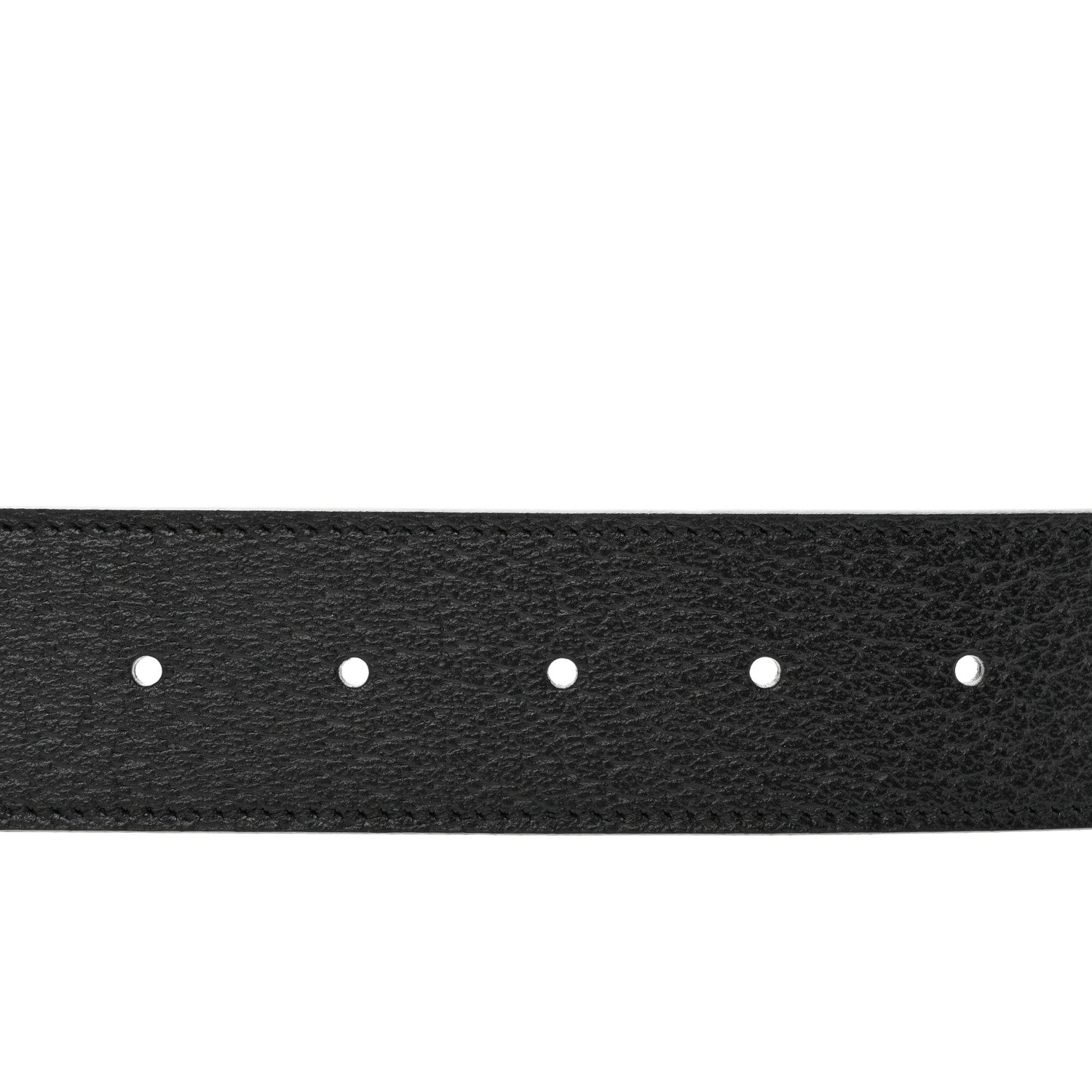 Gucci Textured Calfskin Double G 40mm Belt 105 42 Black 5 of 6