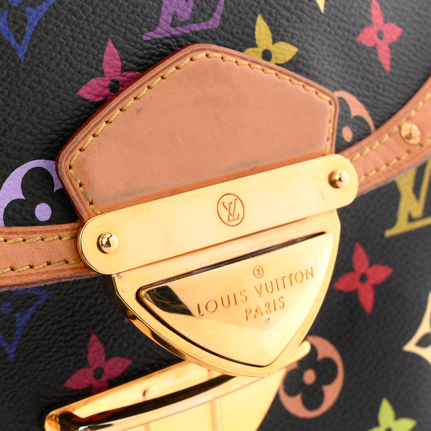 Louis Vuitton Monogram Multicolor Beverly MM Black 11 of 13