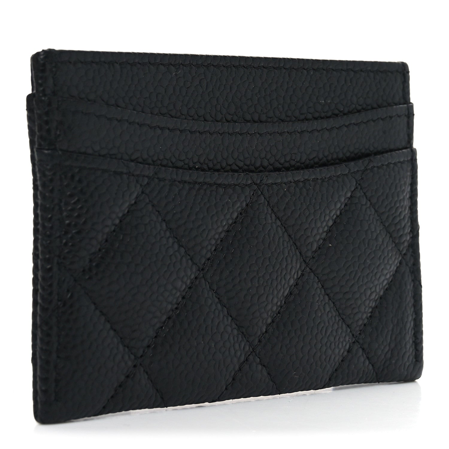 Chanel Caviar Quilted Card Holder Black 3 of 9