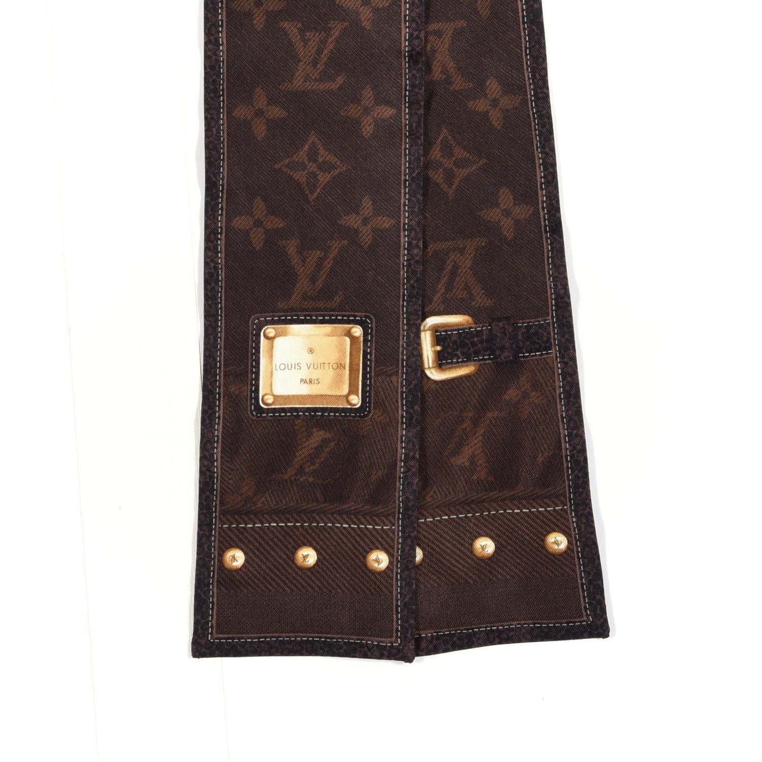 Louis Vuitton Silk Monogram New Denim Bandeau Ebene 2 of 4