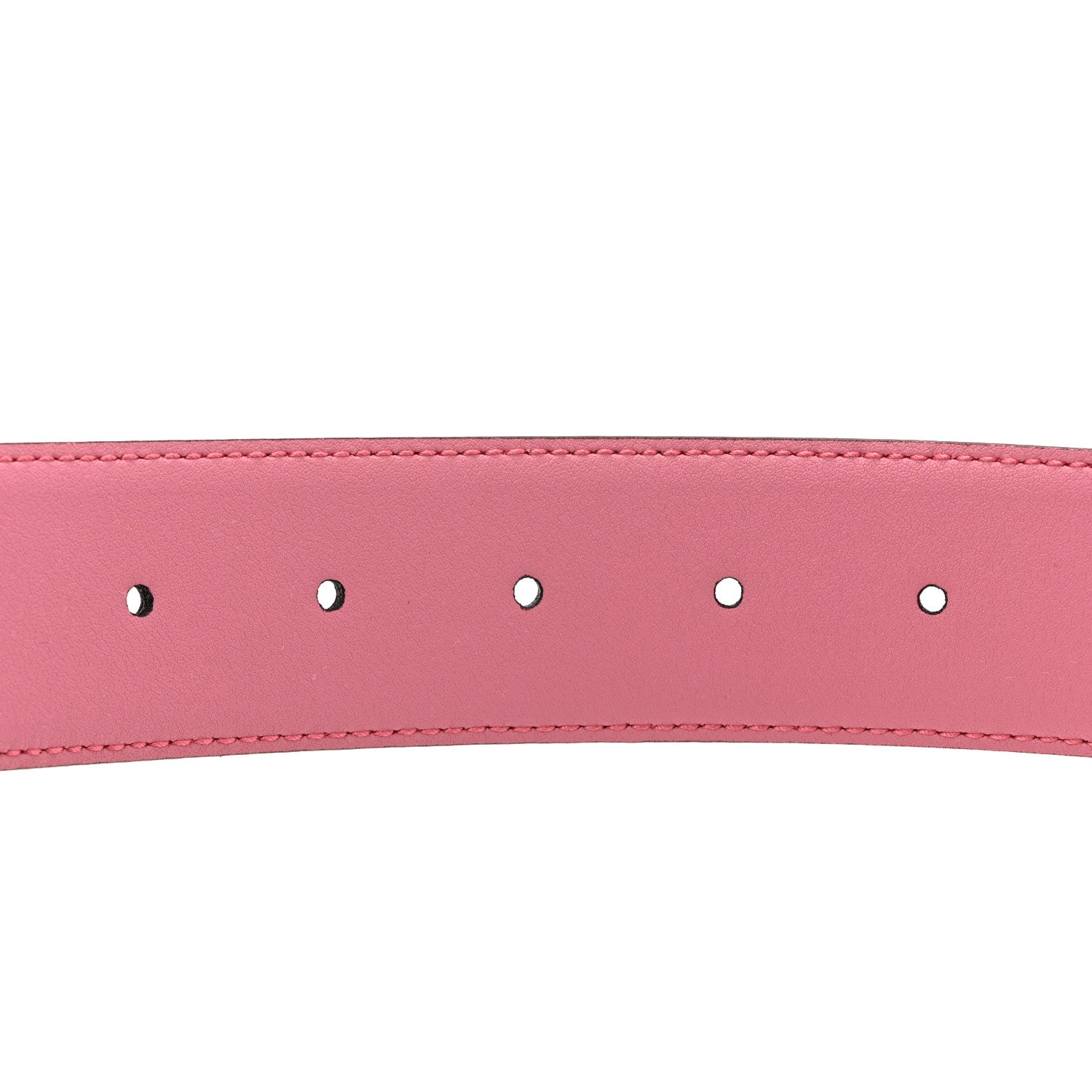 Gucci Moon Calfskin Interlocking G 37mm Belt 90 36 Glossy Pink 3 of 4