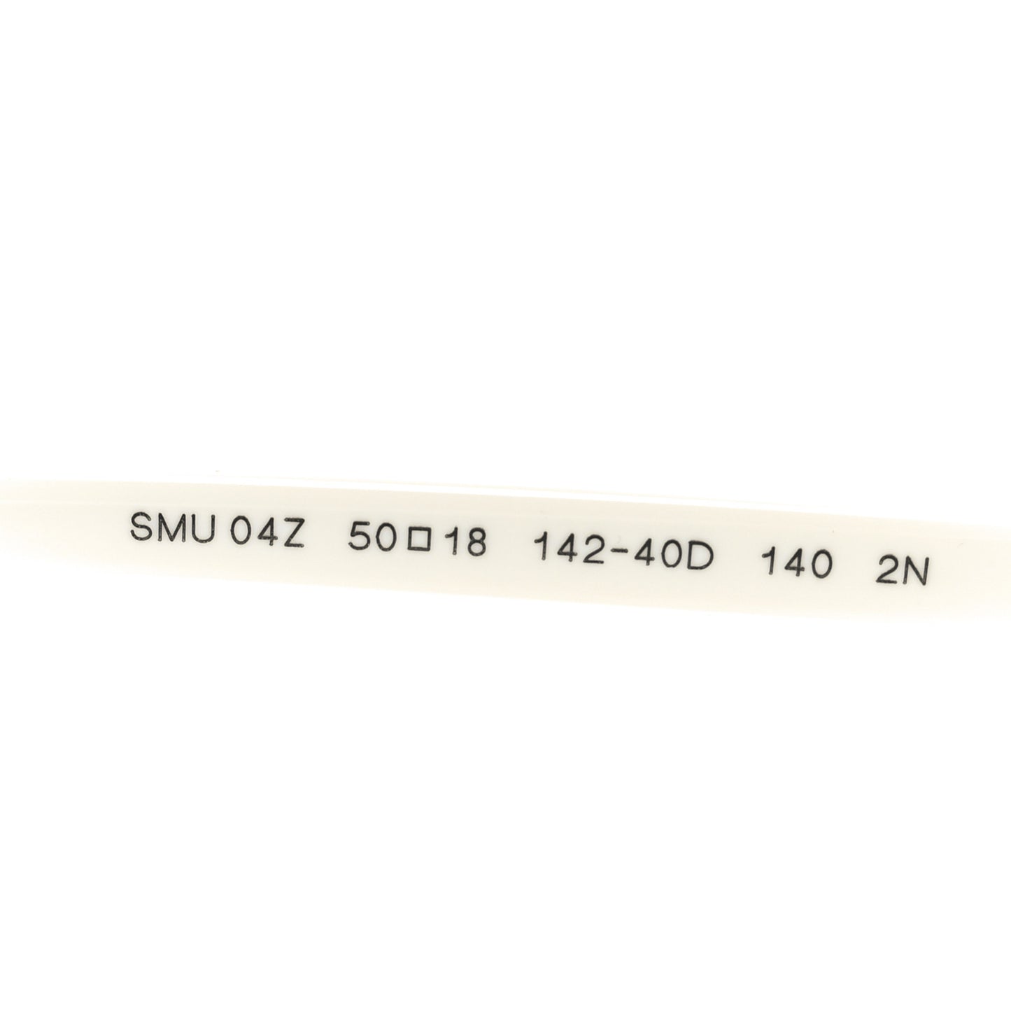 Acetate Oval Regard Sunglasses SMU04Z Milky White
