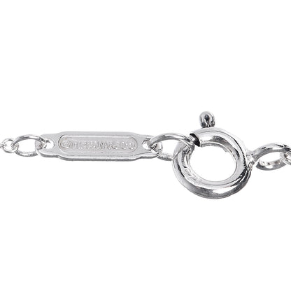 Tiffany Sterling Silver Rubedo 1837 Interlocking Circles Pendant Necklace 12 of 13