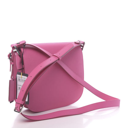 MCM Calfskin Patricia Small Crossbody Bag Sugar Pink 3 of 10