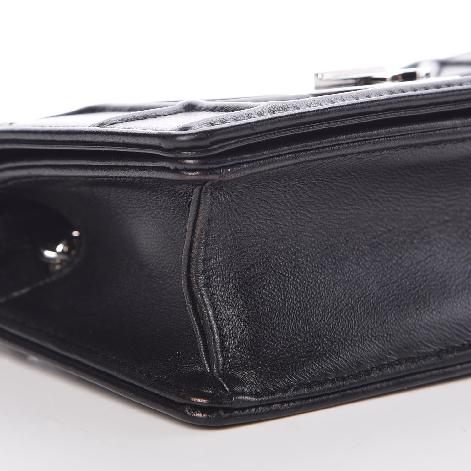 Christian Dior Lambskin Baby Diorama Flap Bag Black 7 of 8