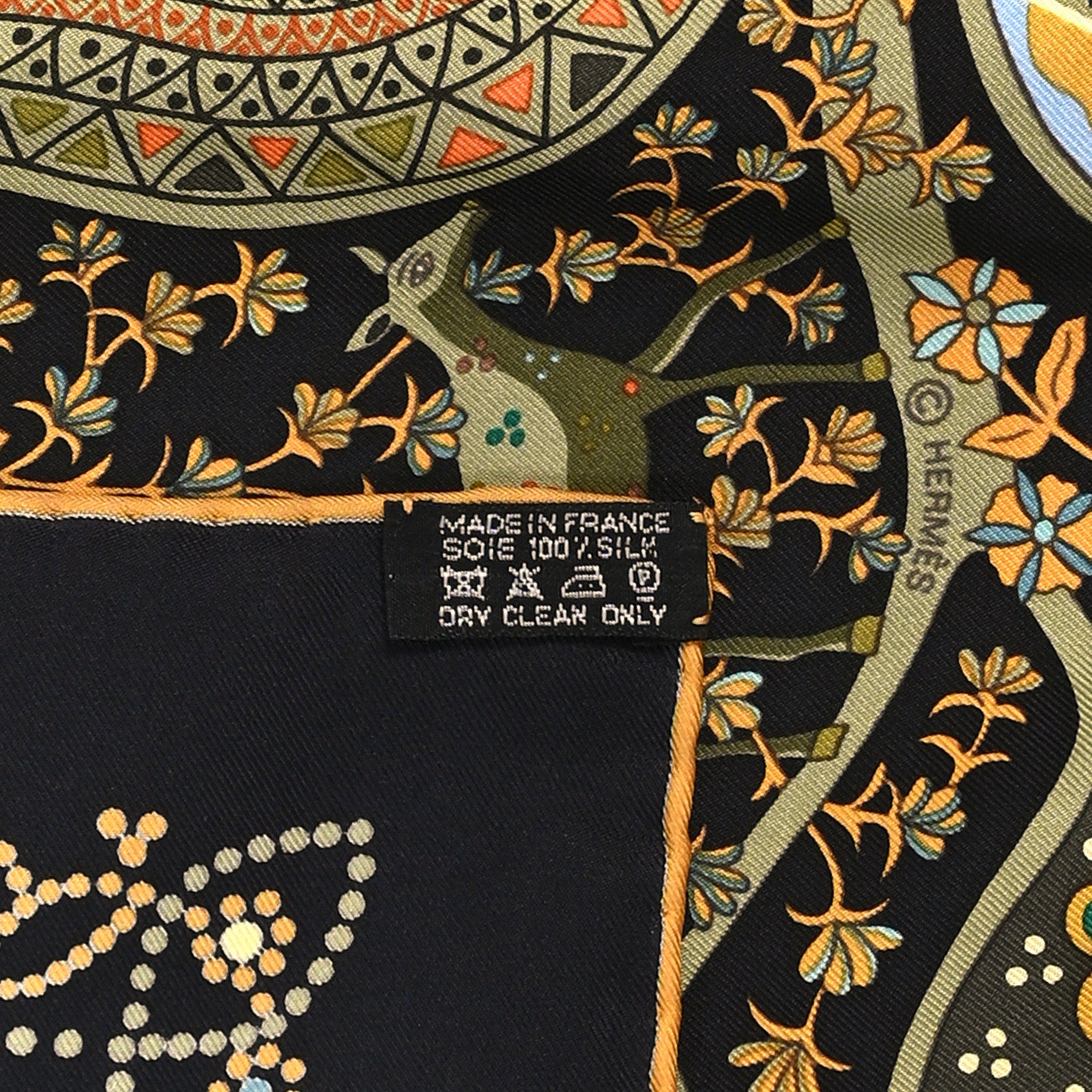 Hermes Silk L Arbre De Vie Scarf 90 1893738 – FASHIONPHILE