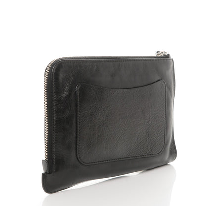 Chanel Calfskin Small Feminine Pouch Clutch Black 3 of 8