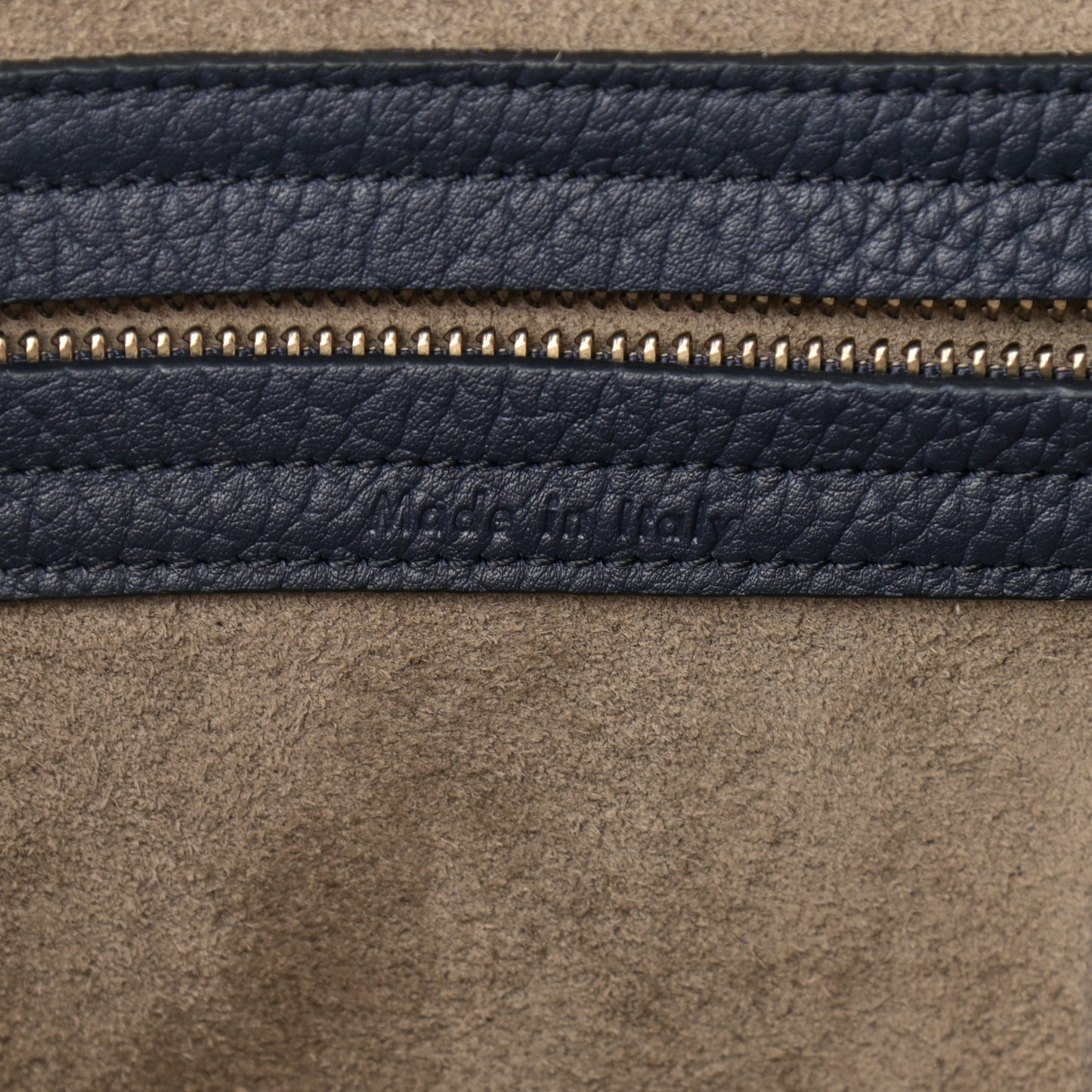 Bullhide Calfskin Medium Phantom Luggage Navy Blue