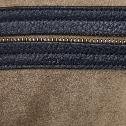 Celine Bullhide Calfskin Medium Phantom Luggage Navy Blue 6 of 11