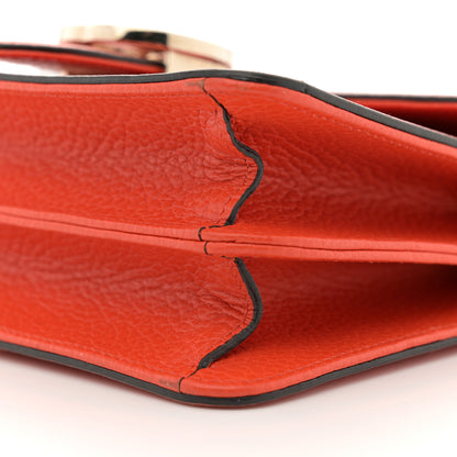 Gucci Dollar Calfskin Small Interlocking G Shoulder Bag Sun Orange 10 of 13