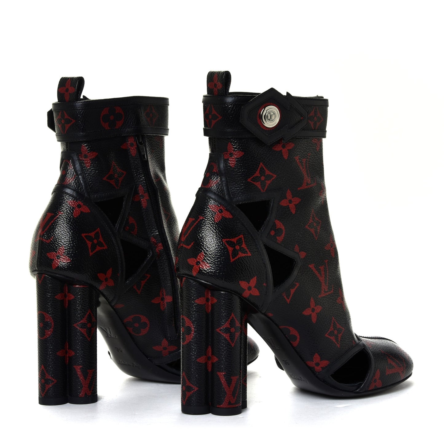 Monogram Infrarouge Logomania Ankle Boots 36 Black