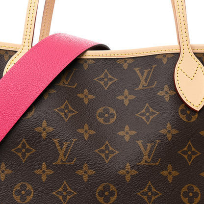 Louis Vuitton Monogram Inside Out Neverfull Bandouliere MM Rose Pondichery 10 of 15