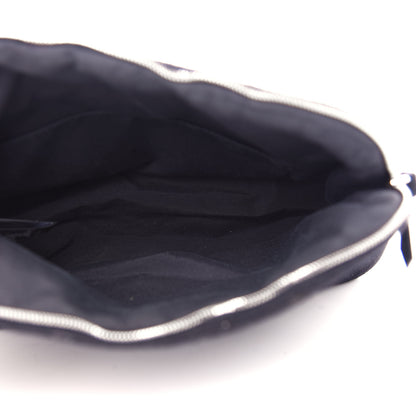 Hermes Wool Felt Bolide Travel Cosmetic Pouch Black 5 of 6