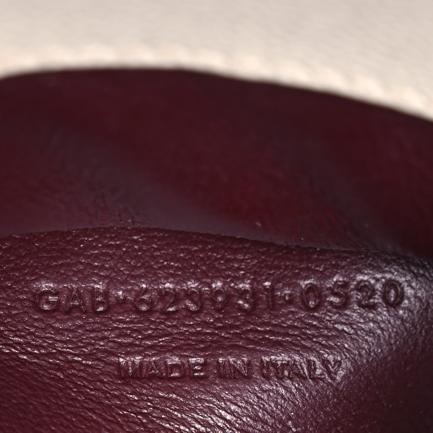 Saint Laurent Grain de Poudre Medium Classic Monogram Cassandra Top Handle Crema Soft Rouge Legion 9 of 20