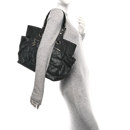 Chanel Coated Canvas Large Paris Biarritz Tote Black 2 of 10