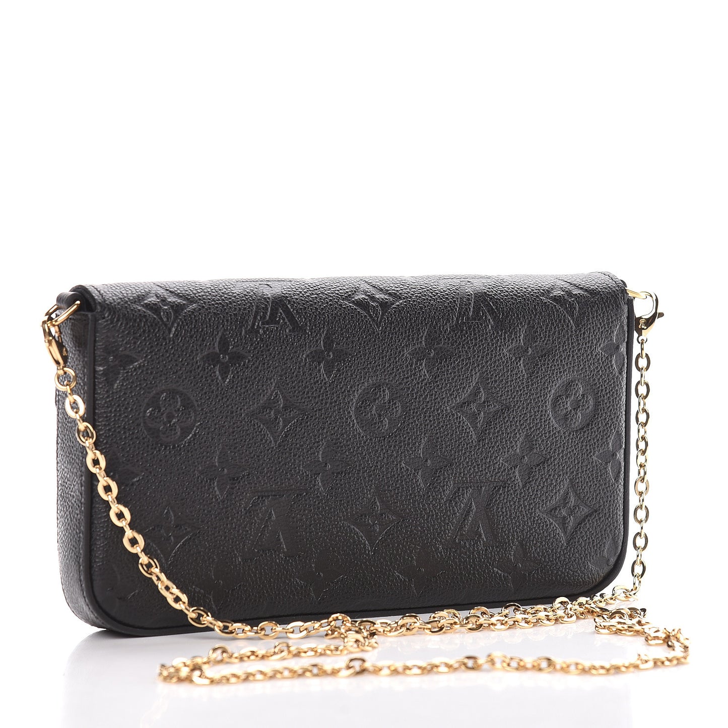 Empreinte Pochette Felicie Chain Wallet Black