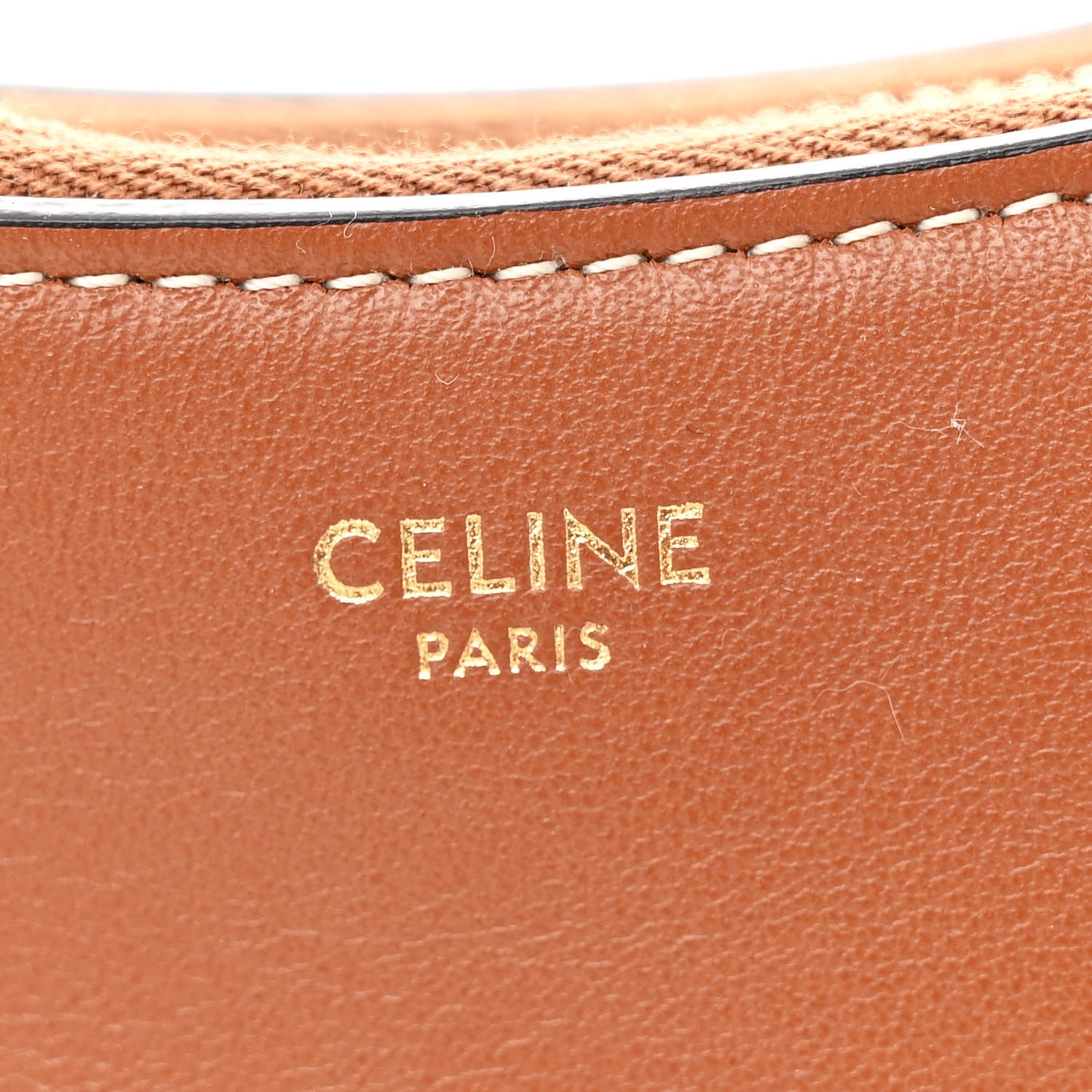 Smooth Calfskin Medium Strap Ava Shoulder Bag Tan