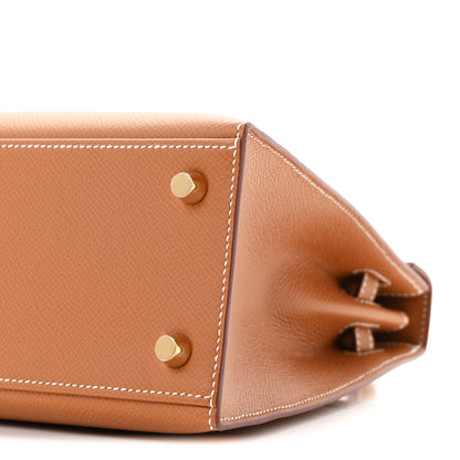 Hermes Epsom Kelly Sellier 25 Gold 10 of 11