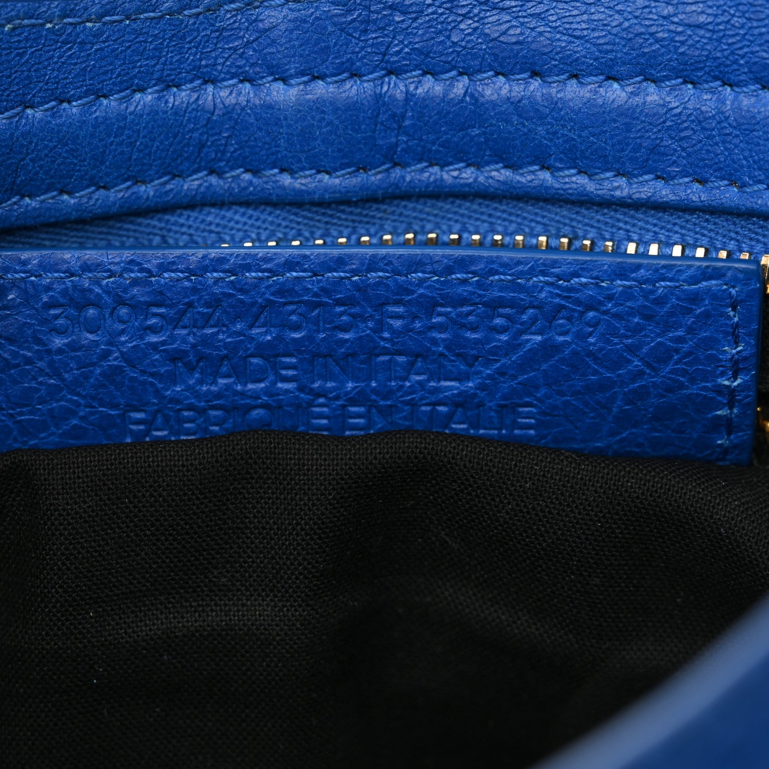 Balenciaga Agneau Giant 12 Gold Hardware Mini City Bleu Lazuli 8 of 16