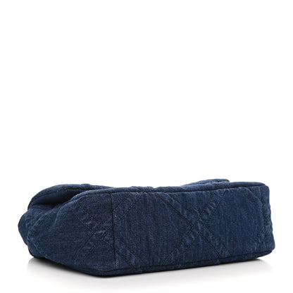 Chanel Denim Quilted Medium Chanel 19 Flap Blue 3 of 8