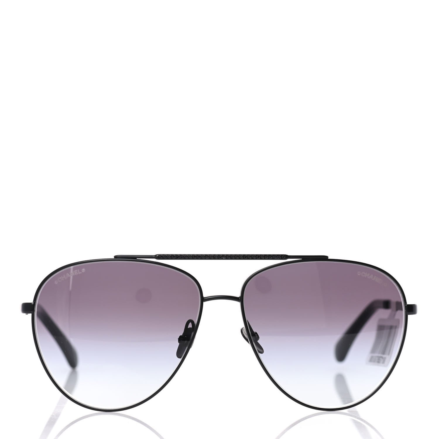 Chanel Metal Aviator Sunglasses 4279-B Black 2 of 8