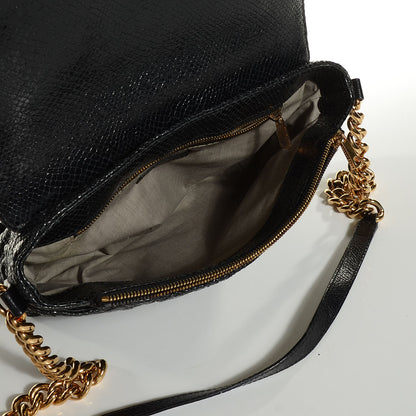 Marc Jacobs Python Embossed The Large Single Flap Black 5 of 10