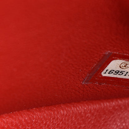 Chanel Lambskin Quilted Jumbo Double Flap Red 7 of 15