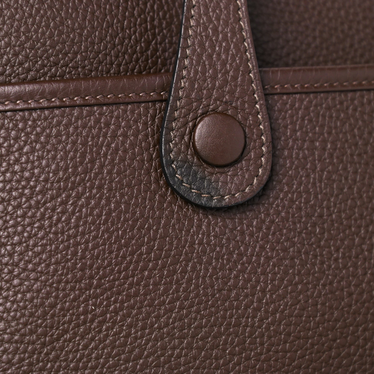 Hermes Taurillon Clemence Evelyne III PM Chocolate 13 of 16