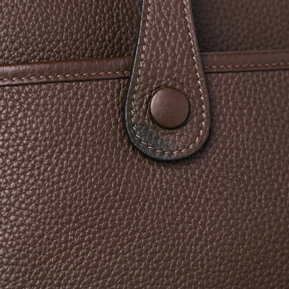 Hermes Taurillon Clemence Evelyne III PM Chocolate 13 of 16