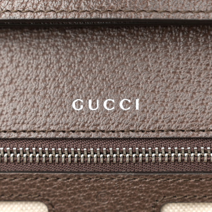 Gucci GG Supreme Web Monogram Textured Dollar Calfskin Dionysus Small Shoulder Bag Beige Ebony New Acero 6 of 16