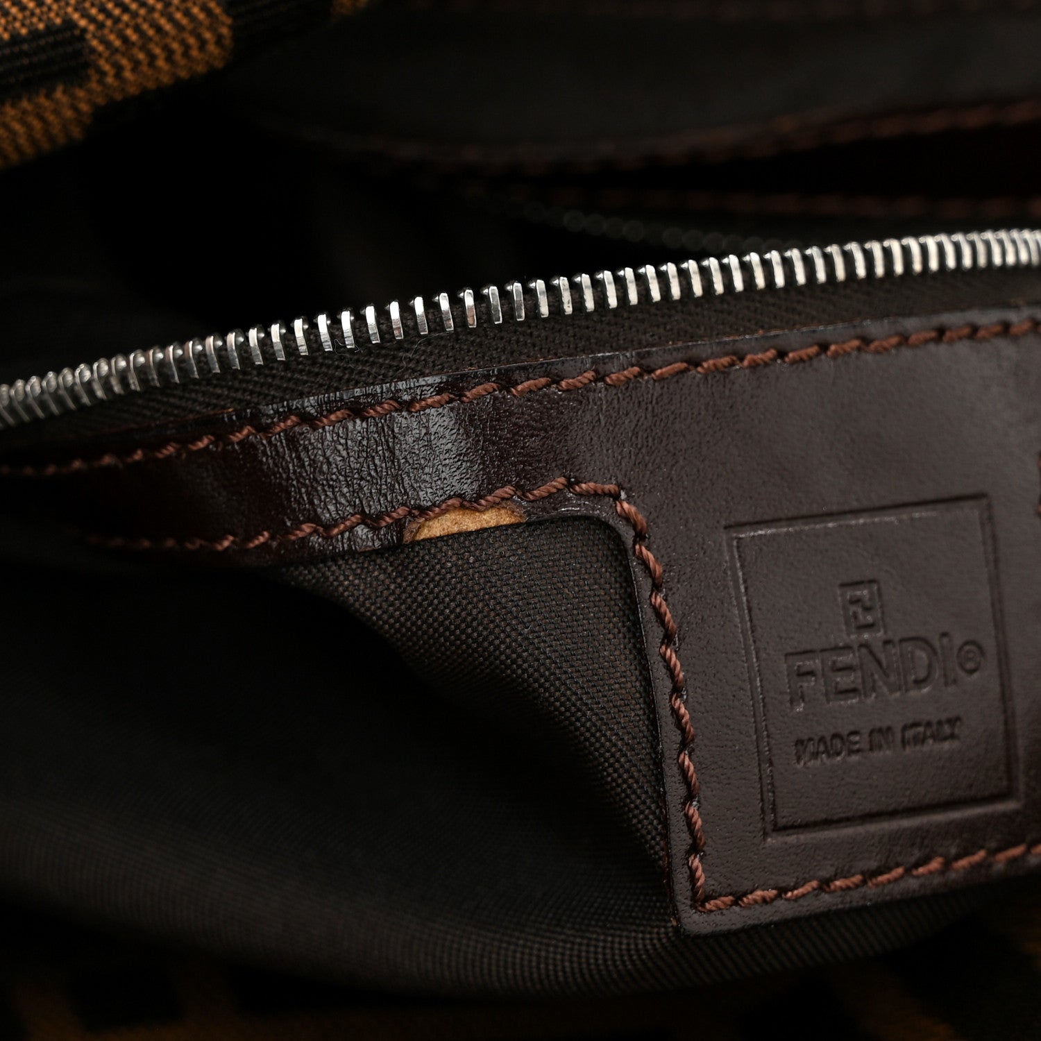 Fendi Zucca Baguette Brown 10 of 10