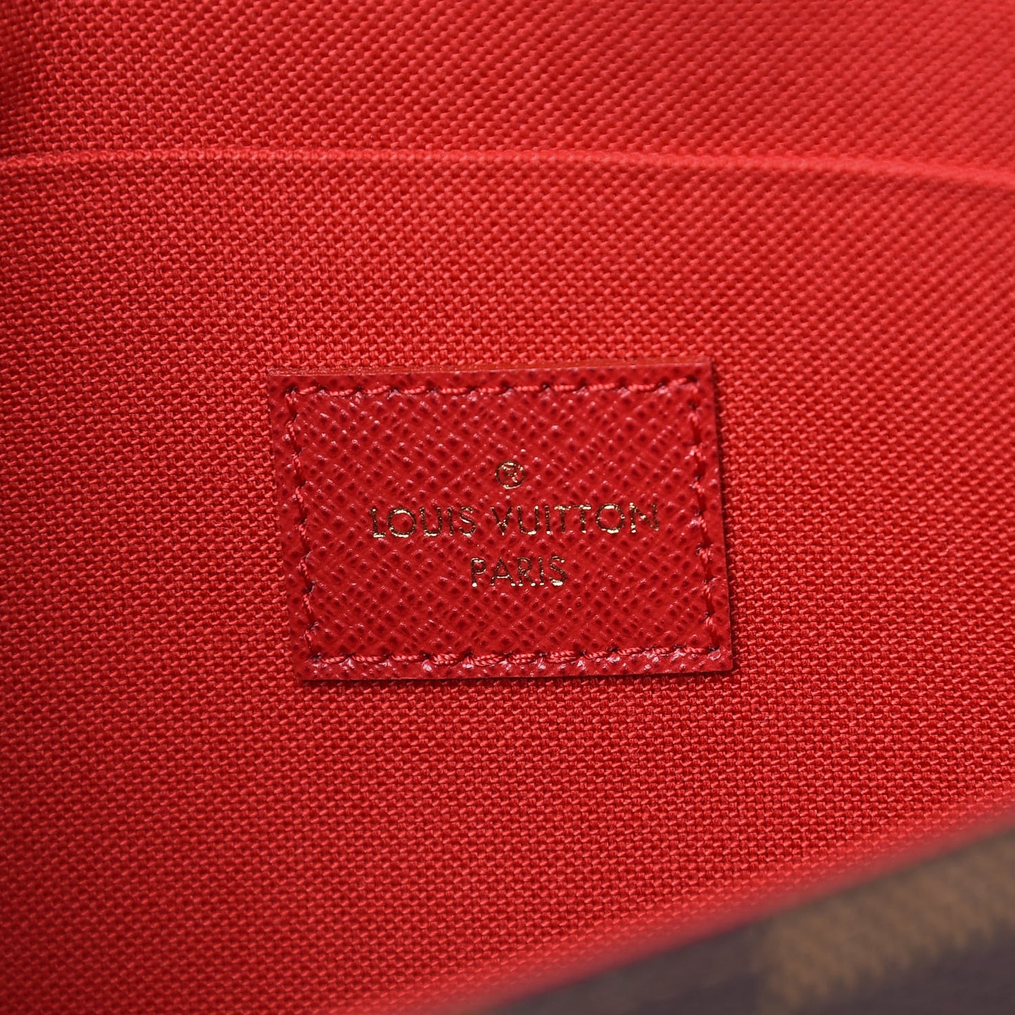 Damier Ebene Pochette Felicie Chain Wallet