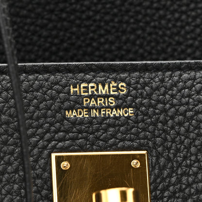 Hermes Togo Birkin 40 Black 6 of 14