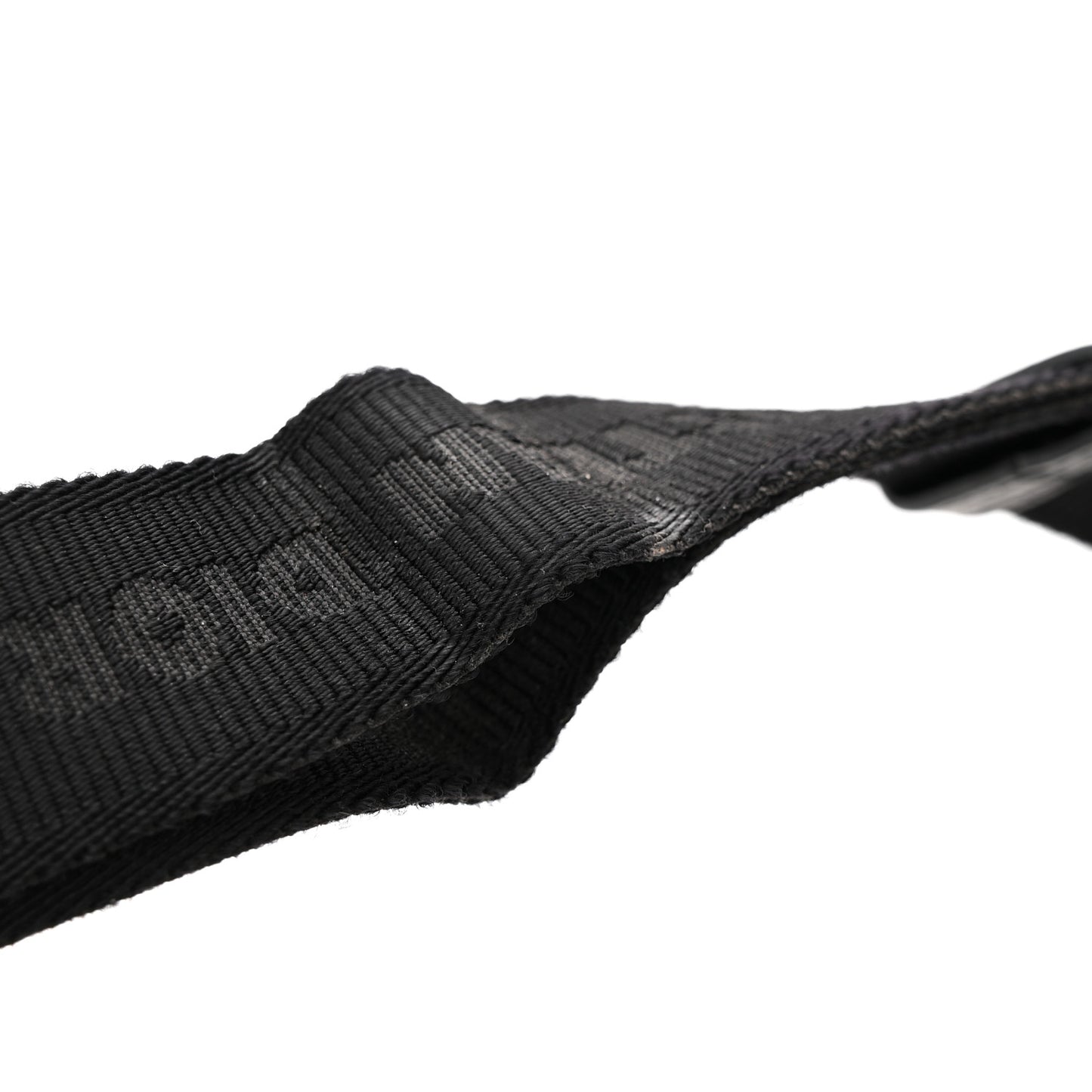 Oblique Saddle Triple Pouch Black