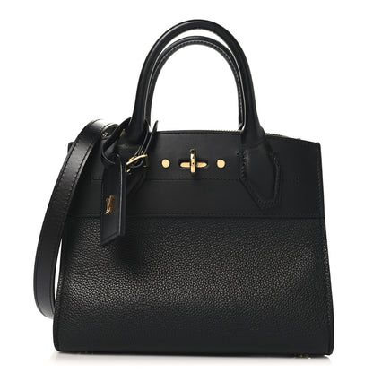 Louis Vuitton Calfskin City Steamer Mini Black 1 of 13