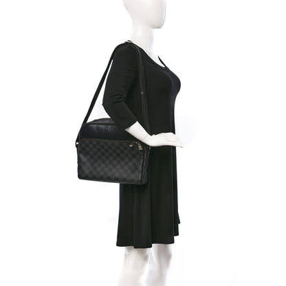 Louis Vuitton Damier Graphite Dayton Reporter PM 2 of 12