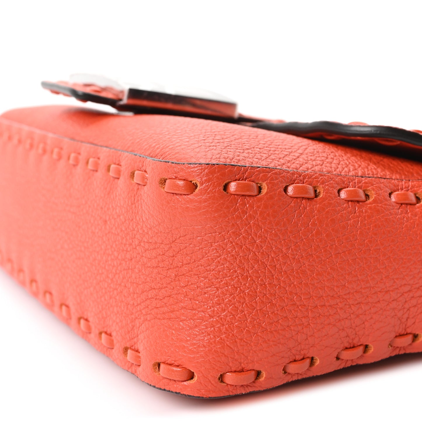 Cuoio Roma Sellerissima Nappa Sintetica Tape Stitch Mini Baguette Fox