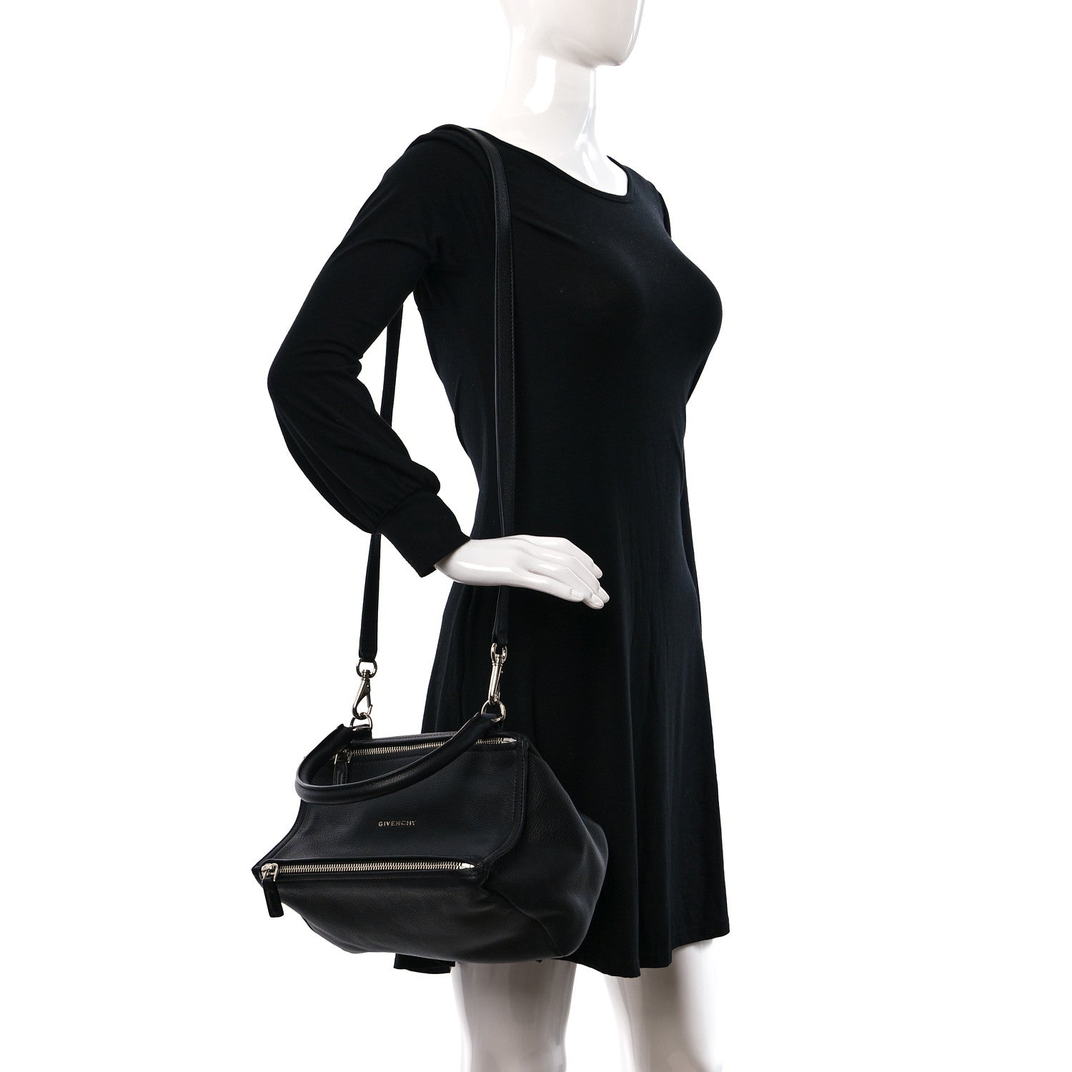 Givenchy Sugar Goatskin Small Pandora Black 2 of 8