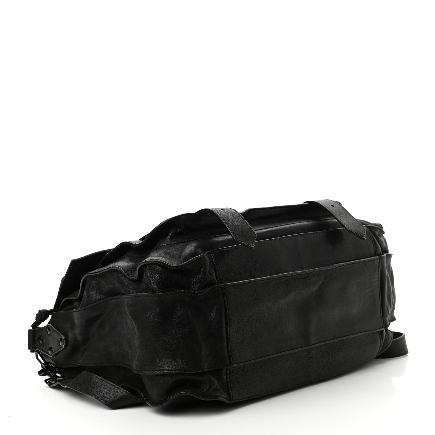 Lambskin PS1 Large Satchel Black