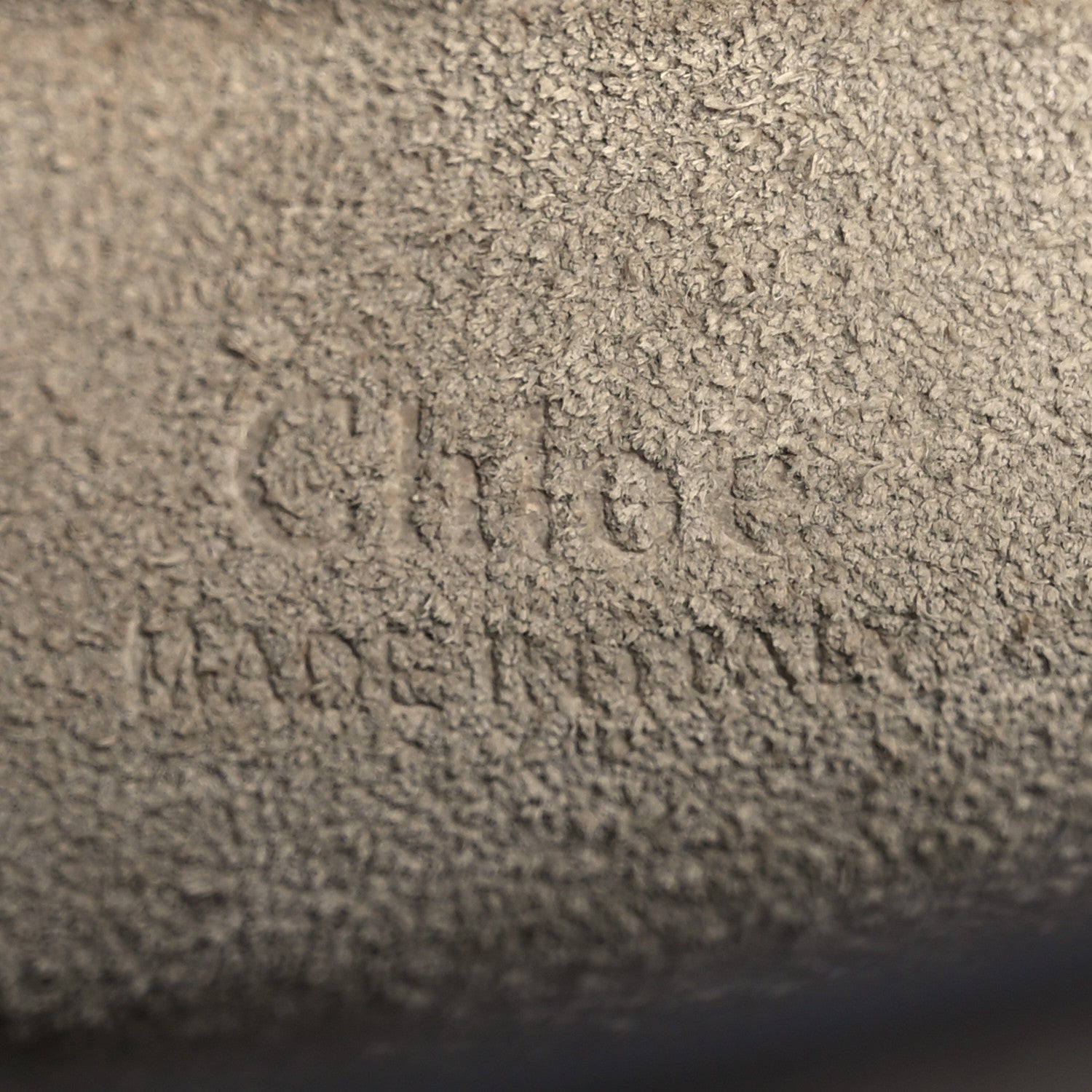 Chloe Calfskin Suede Small Nile Bracelet Bag Motty Grey 6 of 12