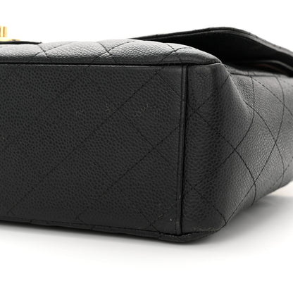 Chanel Caviar Quilted Maxi Double Flap Black 8 of 22